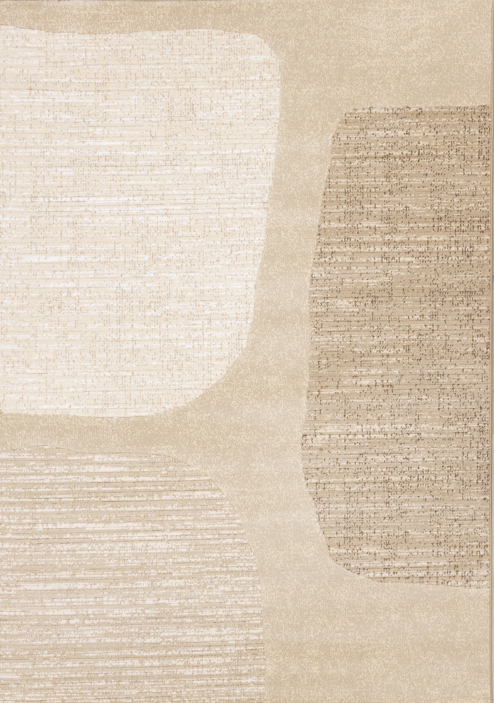 Art Distressed Beige Area Rug-1