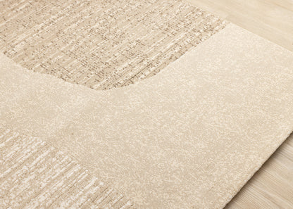 Art Distressed Beige Area Rug-4