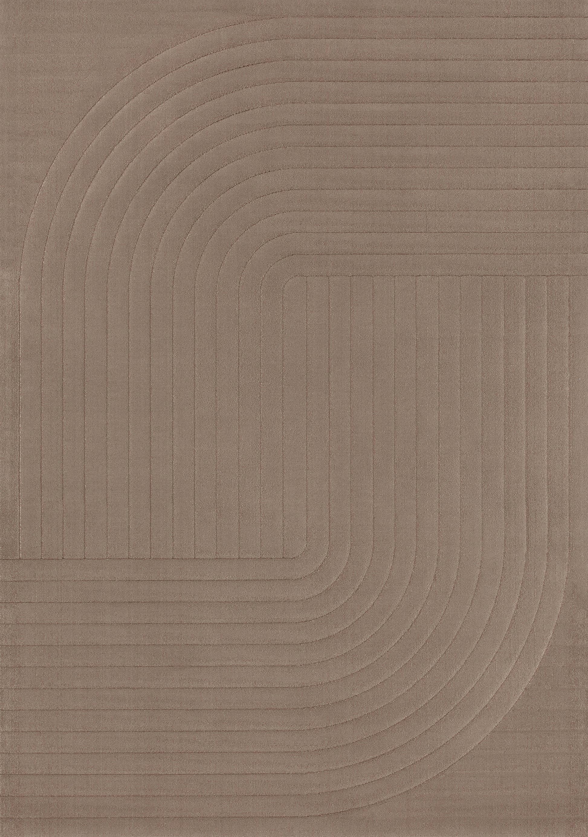 Deco Geometric Brown Area Rug-1