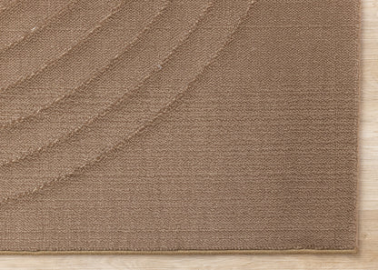Deco Geometric Brown Area Rug-5