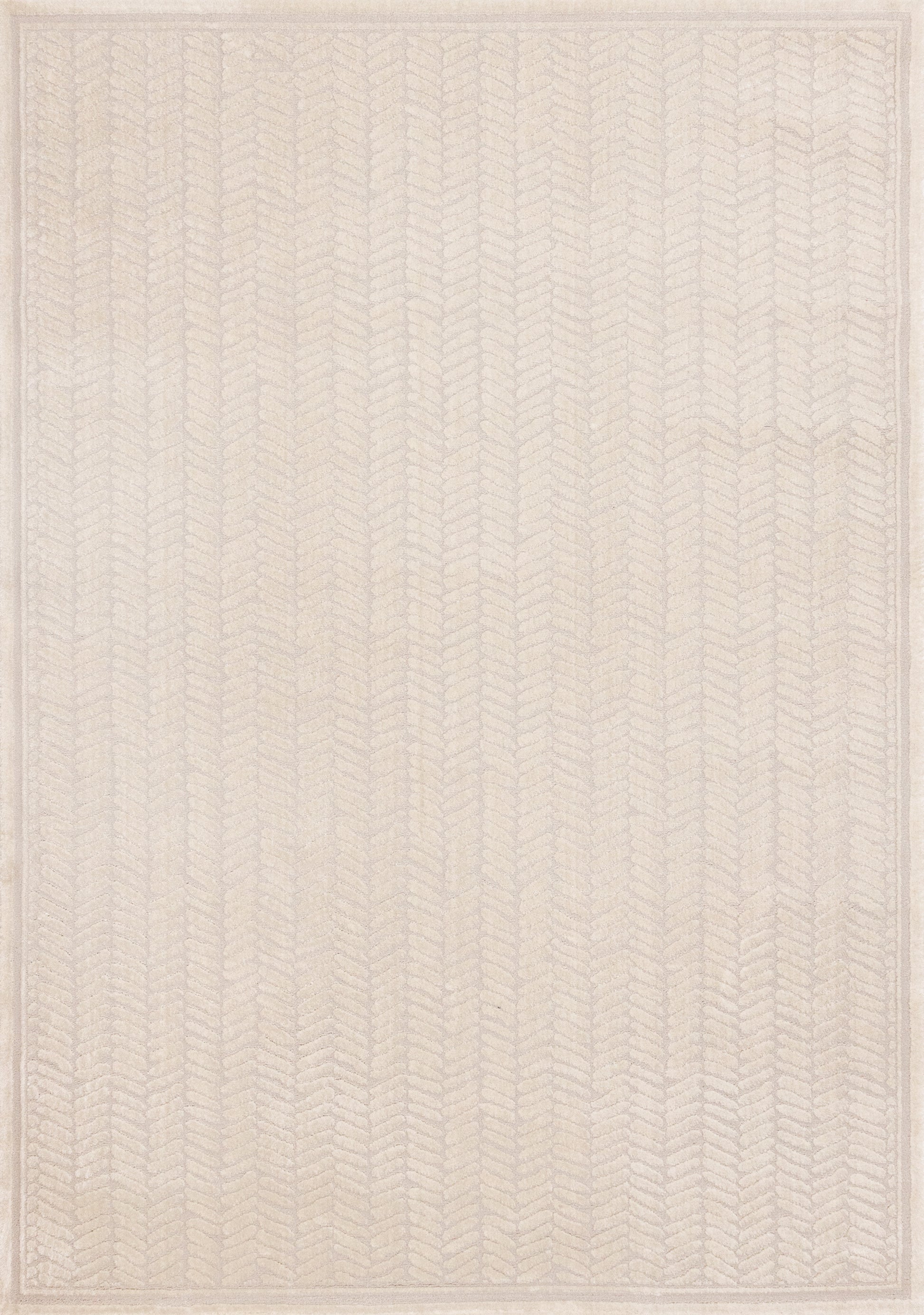 Modern Chevron Beige Area Rug-1