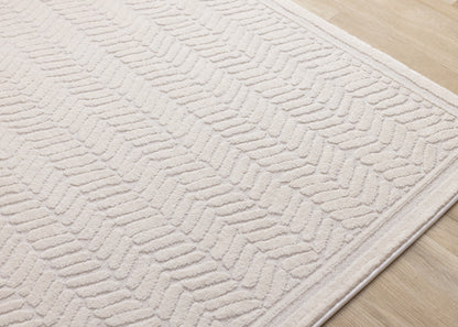 Modern Chevron Beige Area Rug-4