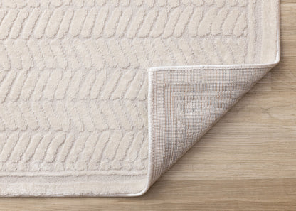 Modern Chevron Beige Area Rug-6