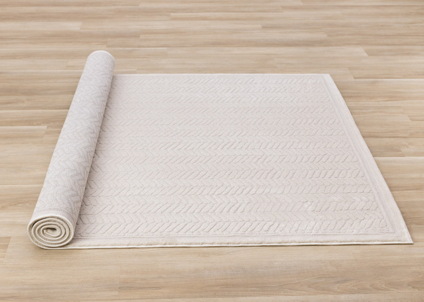 Modern Chevron Beige Area Rug-7