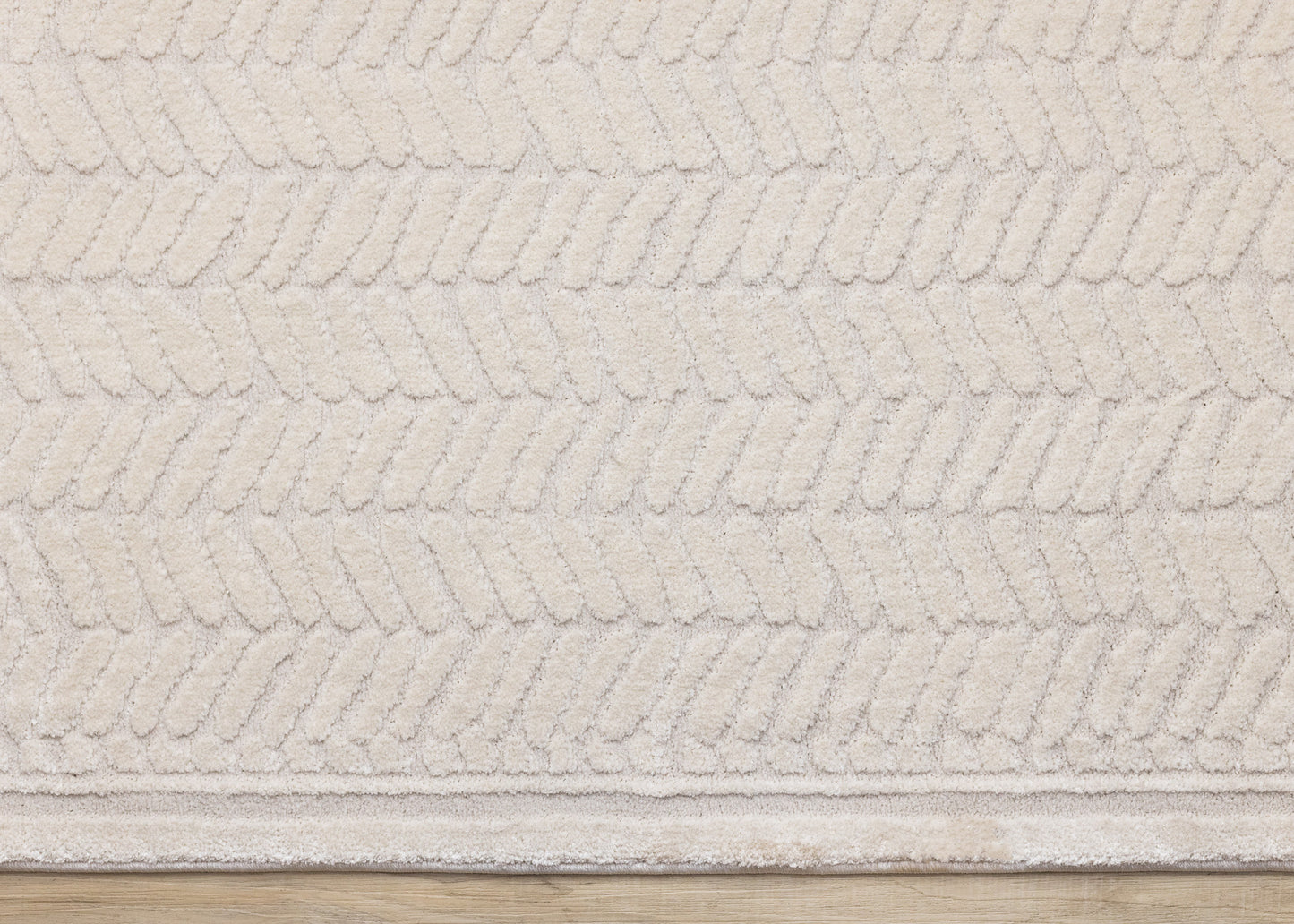 Modern Chevron Beige Area Rug-8