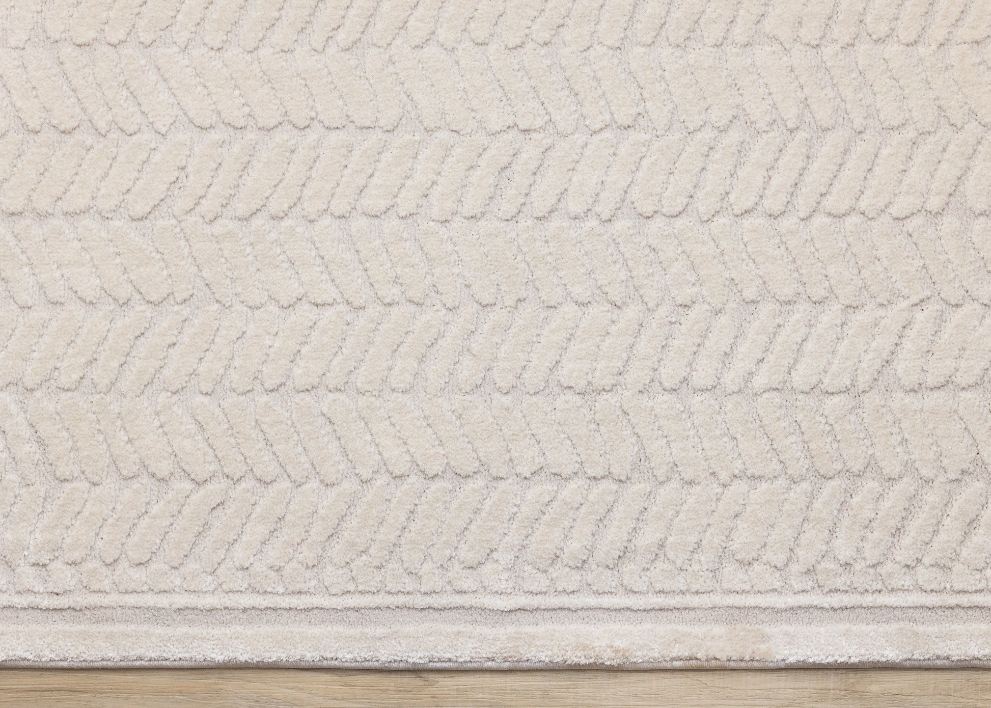 Modern Chevron Beige Area Rug-8