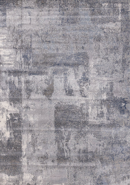 Contemporary Distressed Grey Area Rug