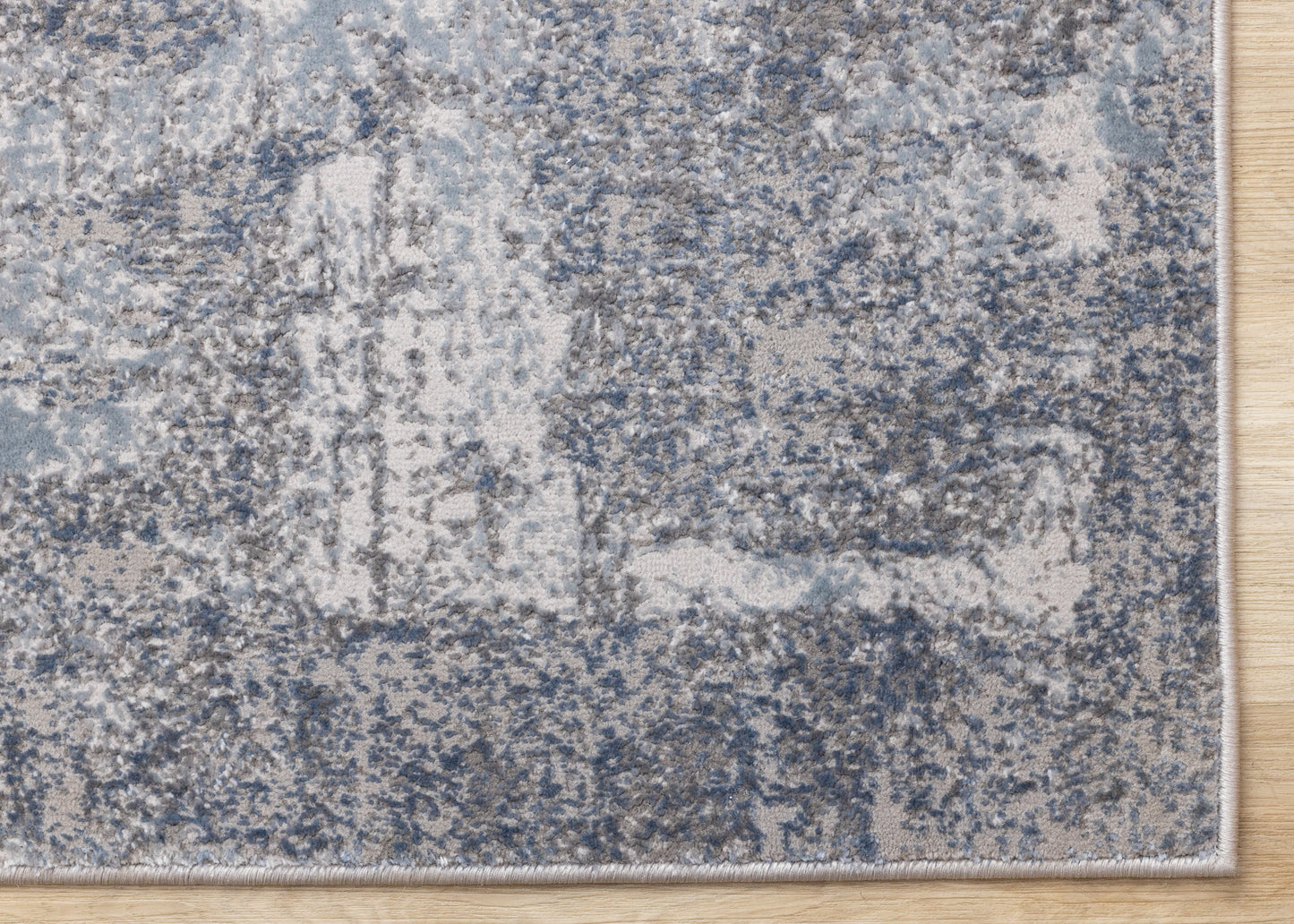 Contemporary Distressed Grey Area Rug