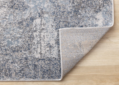 Contemporary Distressed Grey Area Rug