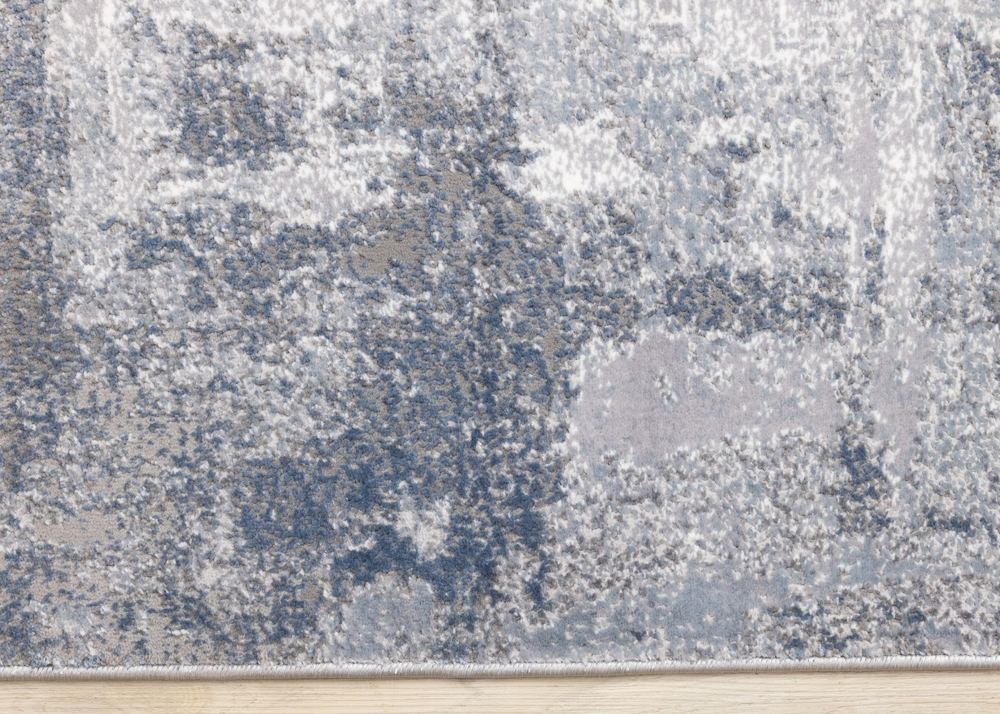 Contemporary Distressed Grey Area Rug