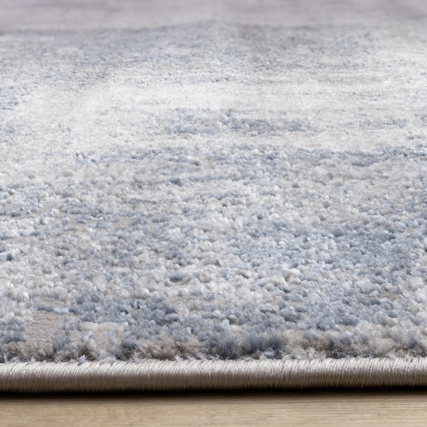 Contemporary Distressed Grey Area Rug