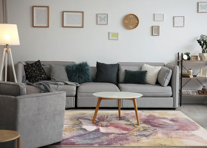 Contemporary Botanical Rug  Indoor Area-3