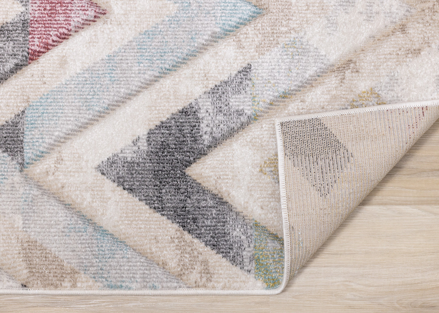 Modern Chevron Area Distressed Indoor-6