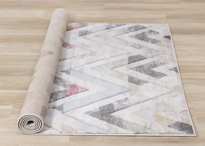 Modern Chevron Area Distressed Indoor-7