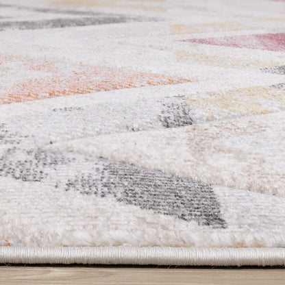 Modern Chevron Area Distressed Indoor-9