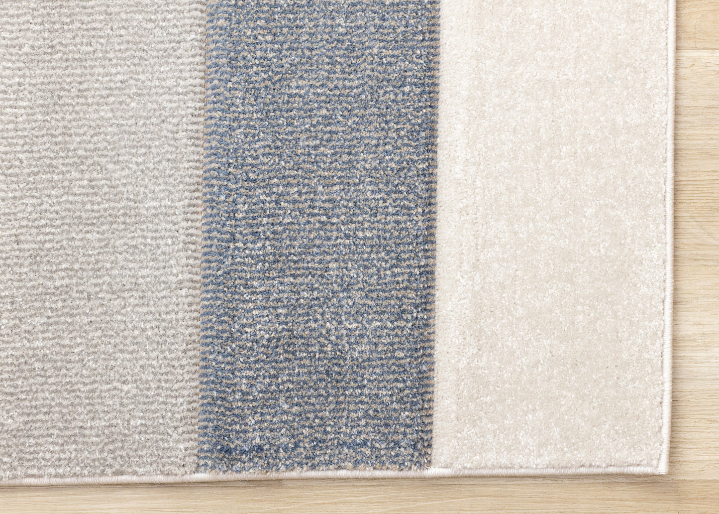 Art Geometric Blue Area Rug-5