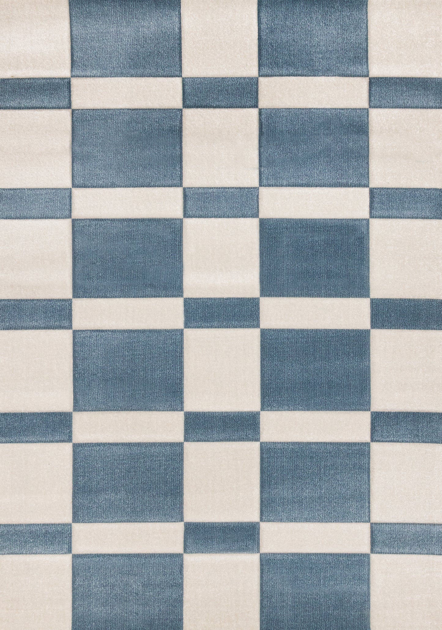 Art Geometric Blue Area Rug-1