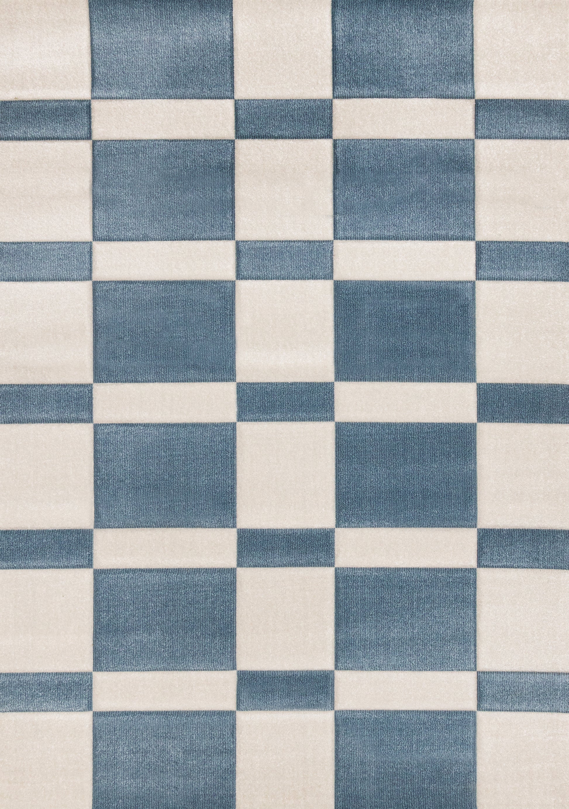 Art Geometric Blue Area Rug-1