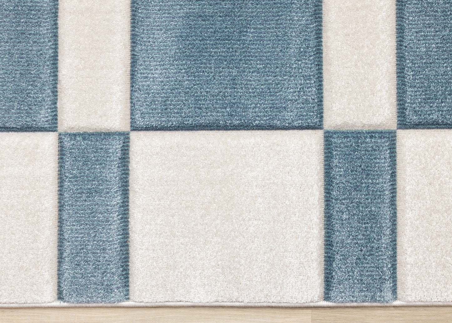 Art Geometric Blue Area Rug-8