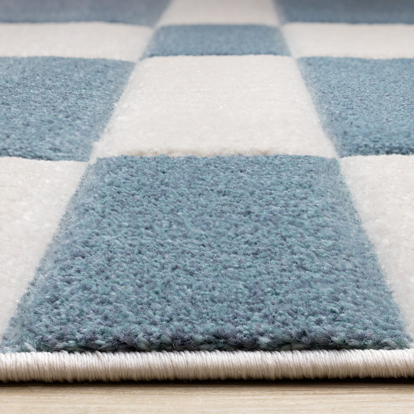 Art Geometric Blue Area Rug-9