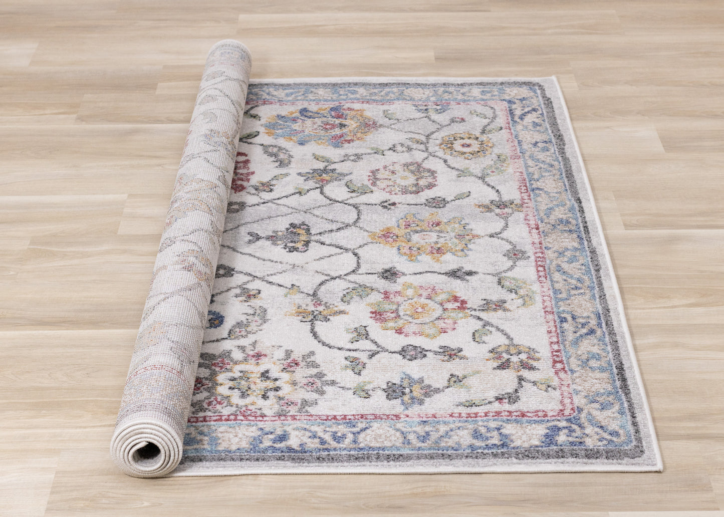 Classic Traditional Classic Cream Area Rug-7