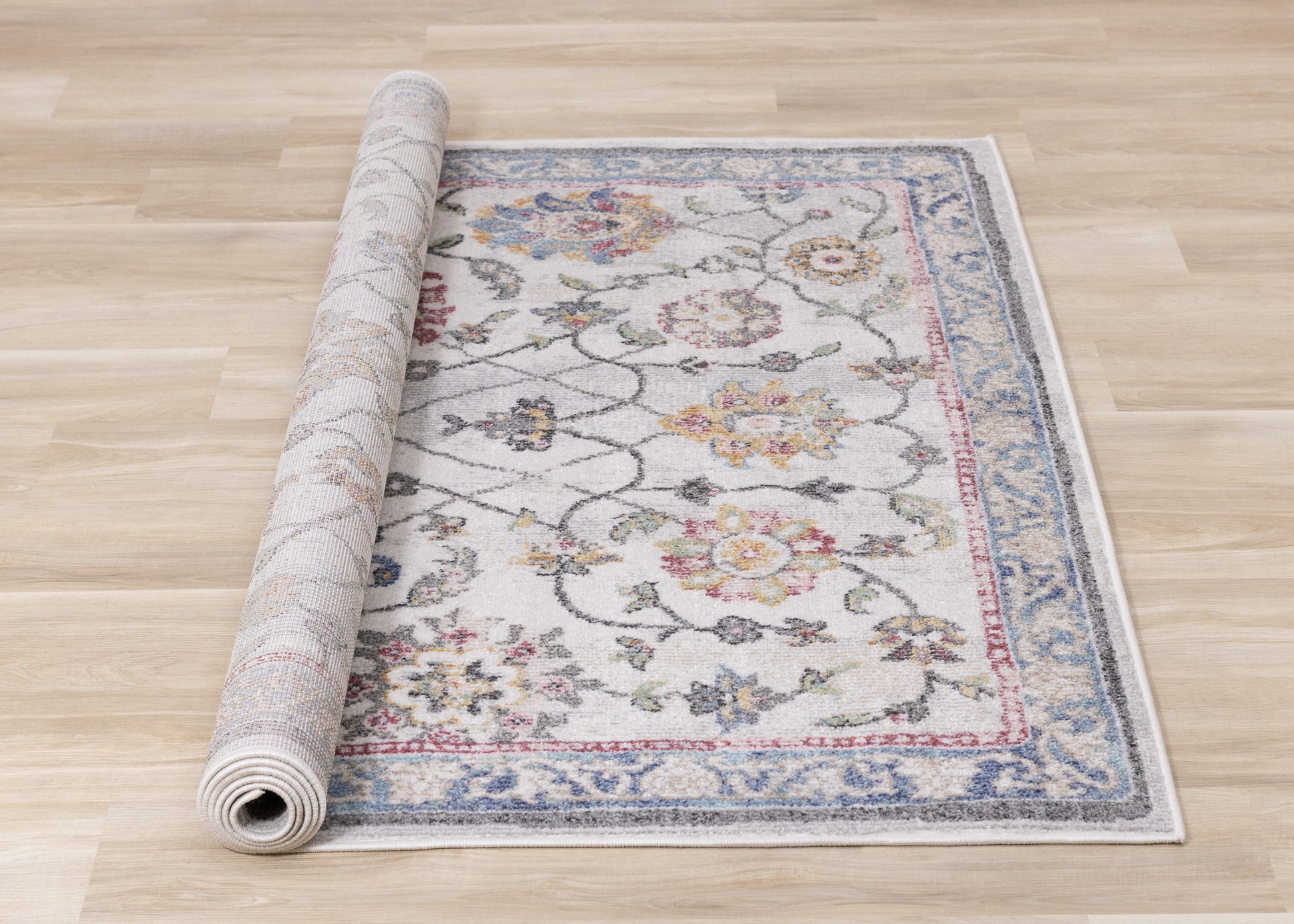 Classic Traditional Classic Cream Area Rug-7