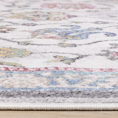 Classic Traditional Classic Cream Area Rug-9