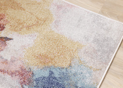 Modern Botanical Cream Area Rug-4