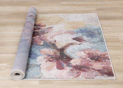 Modern Botanical Cream Area Rug-7