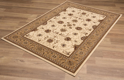 Fayez Persian Medallion Traditional Beige and Cream Indoor Rug-18
