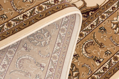 Fayez Persian Medallion Traditional Beige and Cream Indoor Rug-16