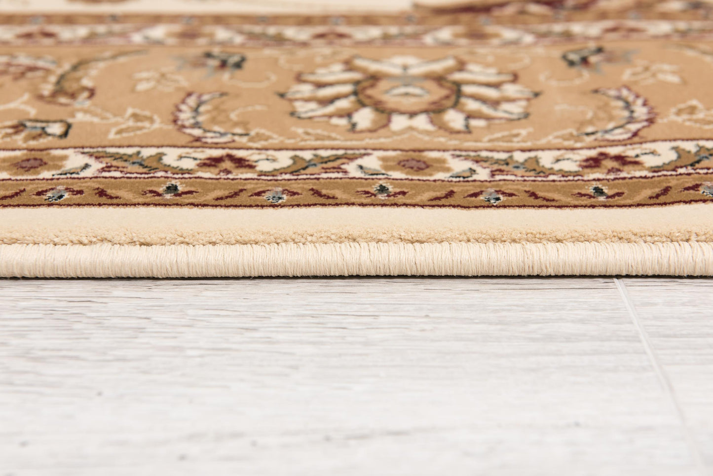 Fayez Persian Medallion Traditional Beige and Cream Indoor Rug-17