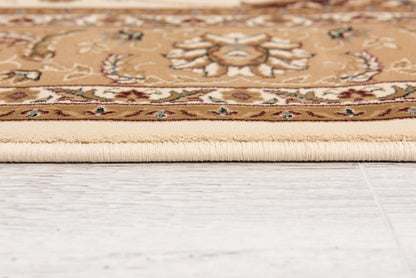 Fayez Persian Medallion Traditional Beige and Cream Indoor Rug-17