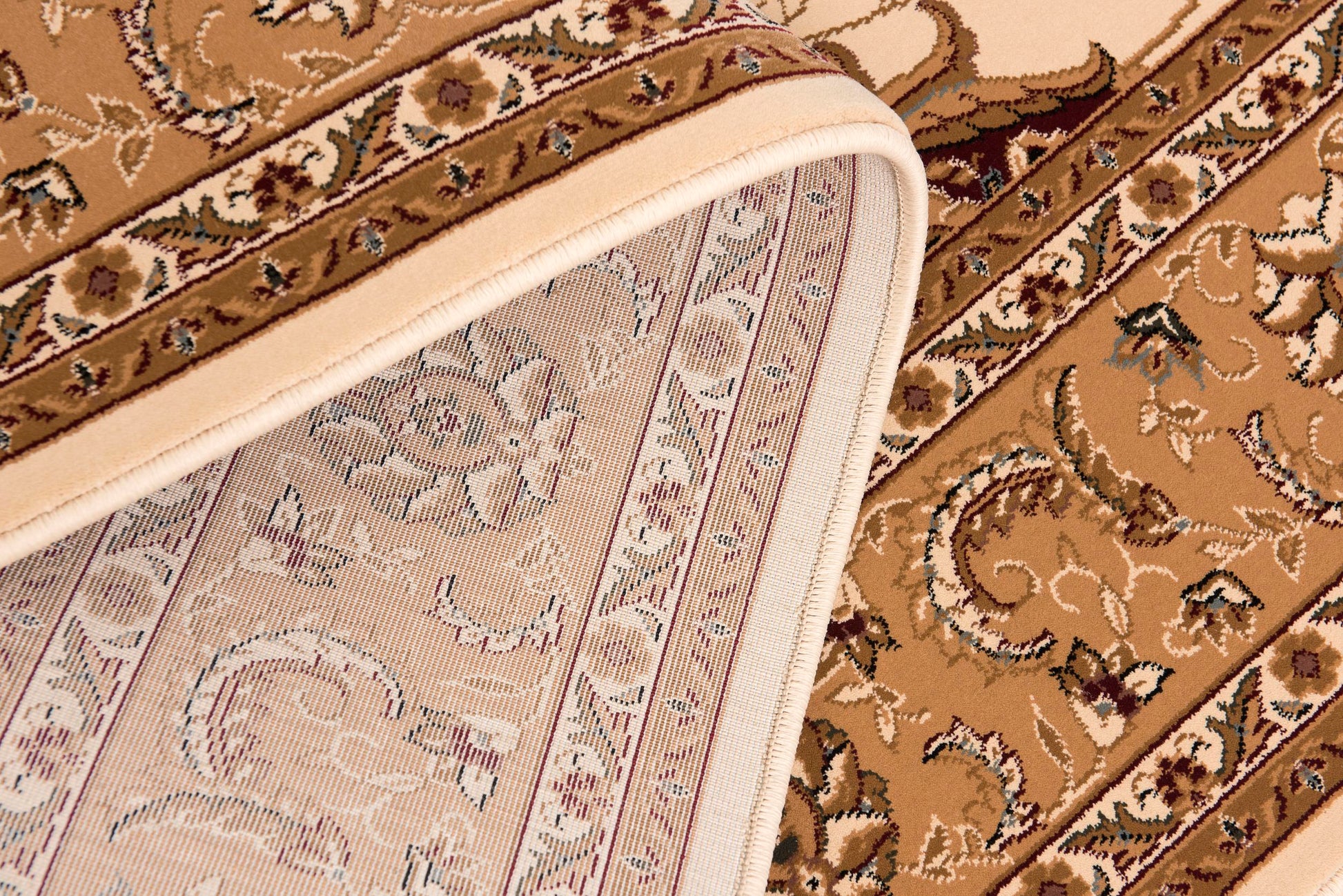 Fayez Persian Medallion Traditional Beige and Cream Indoor Rug-11