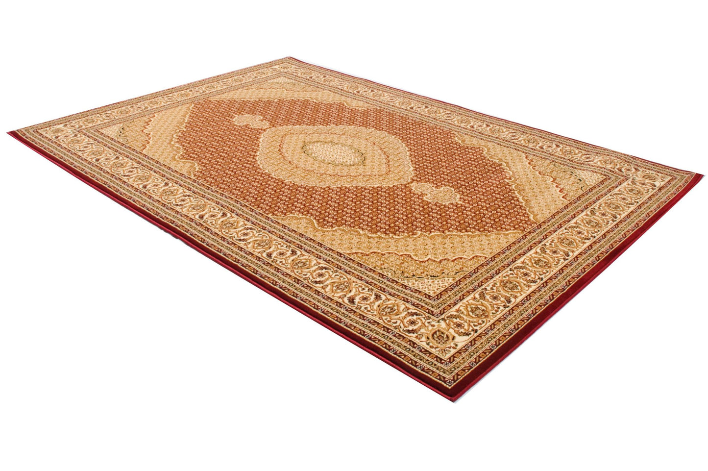 Majestic Moroccan Traditional Red Rug