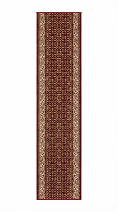 Faris Persian Medallion Traditional Red and Beige Indoor Rug