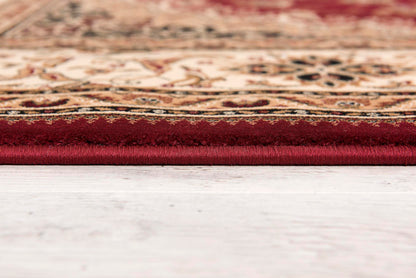 Rimal Persian Medallion Traditional Red and Beige Indoor Rug-12