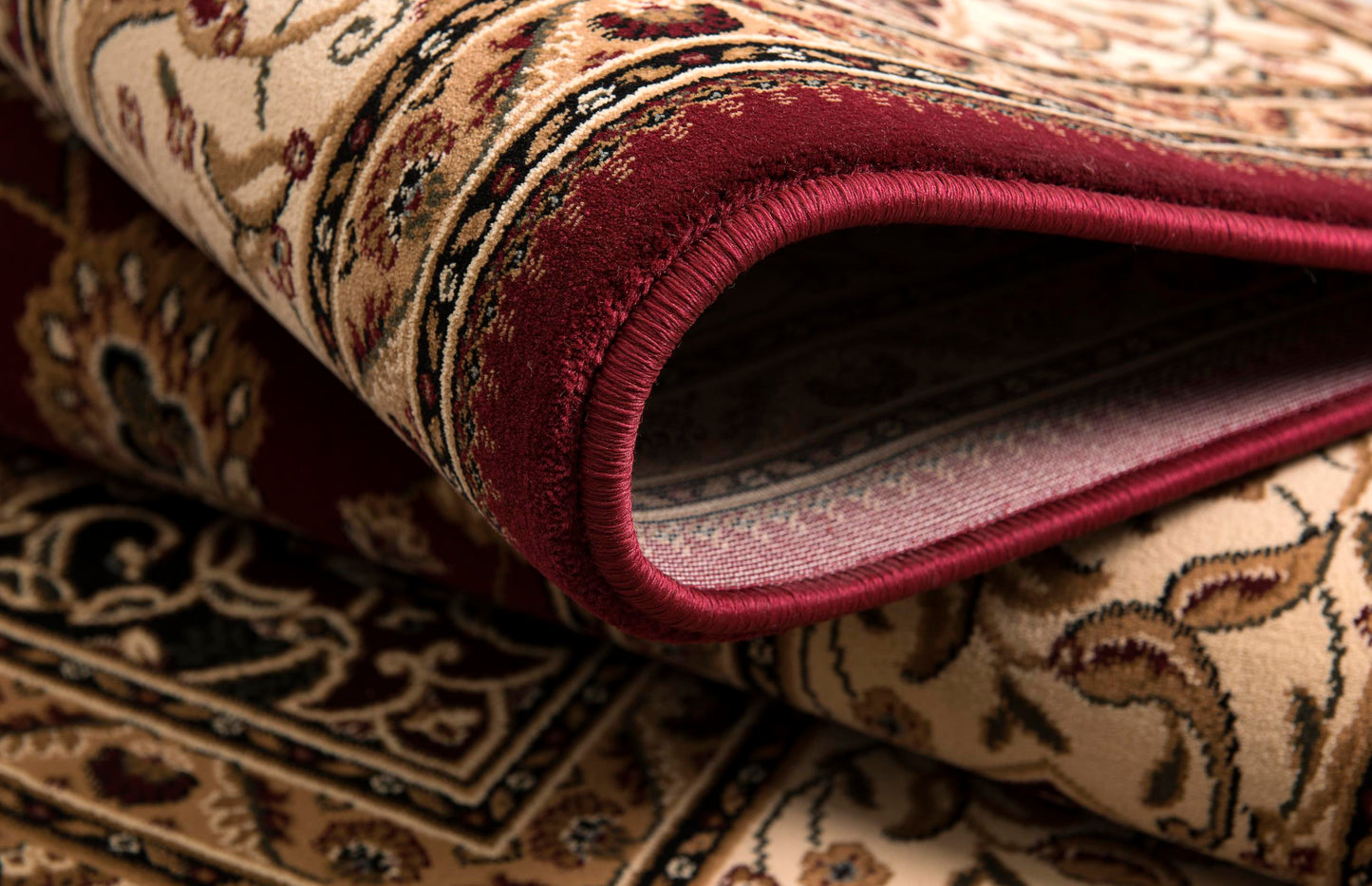 Rimal Persian Medallion Traditional Red and Beige Indoor Rug-16