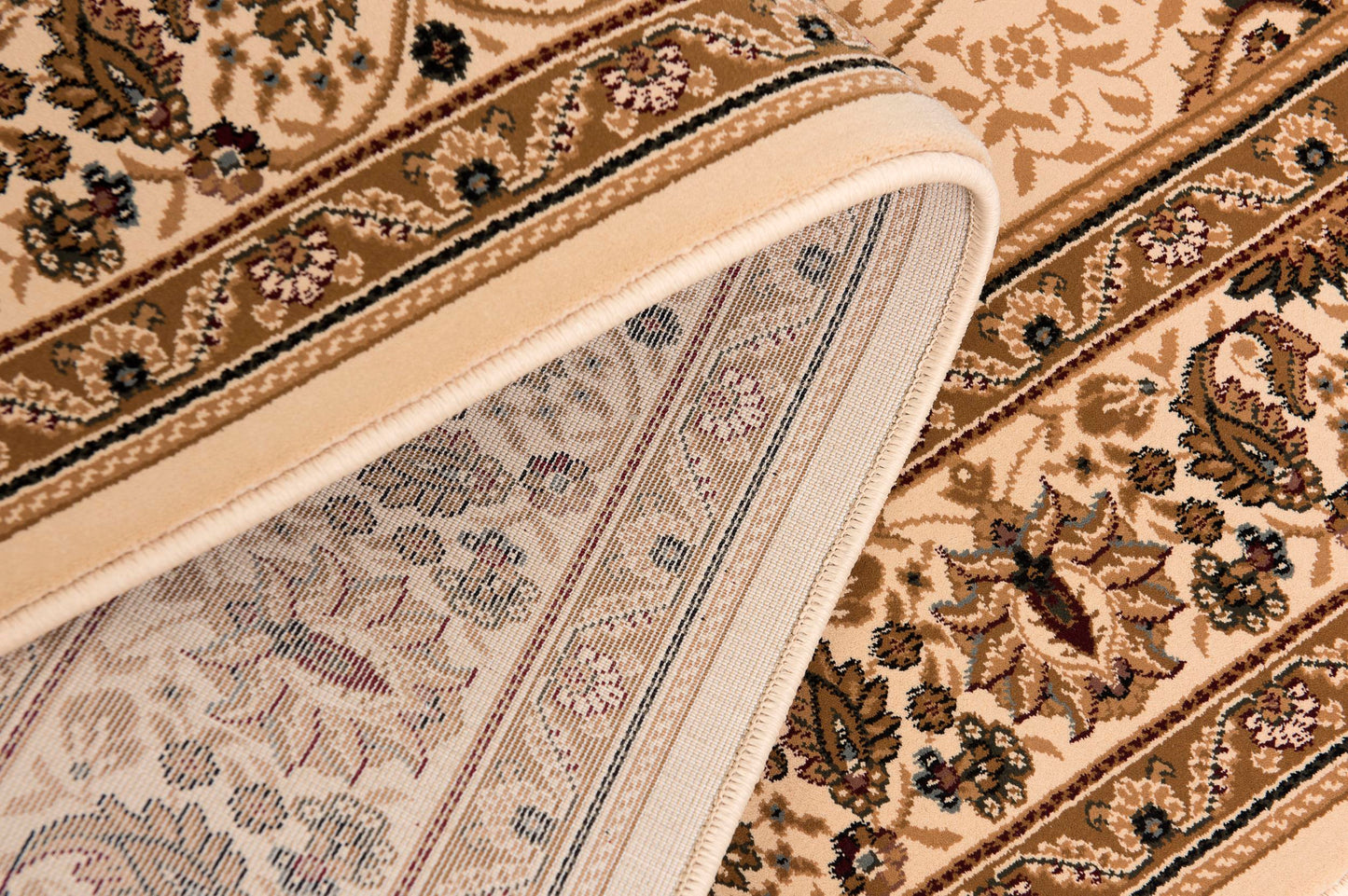 Tapis beige traditionnel persan majestueux (DC &amp; OOS)