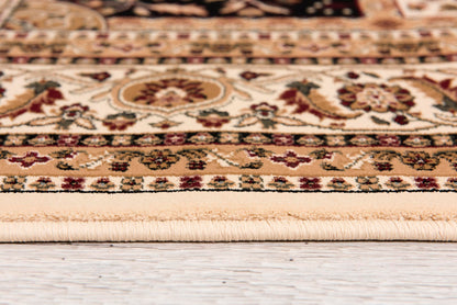 Jinan Persian Garden Traditional Beige and Red Indoor Rug-21