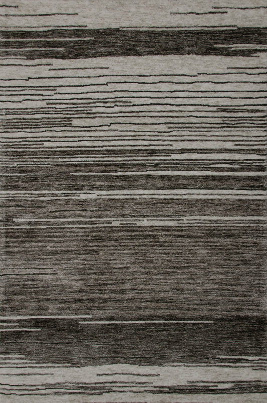 Maya Abstract Modern Grey Rug