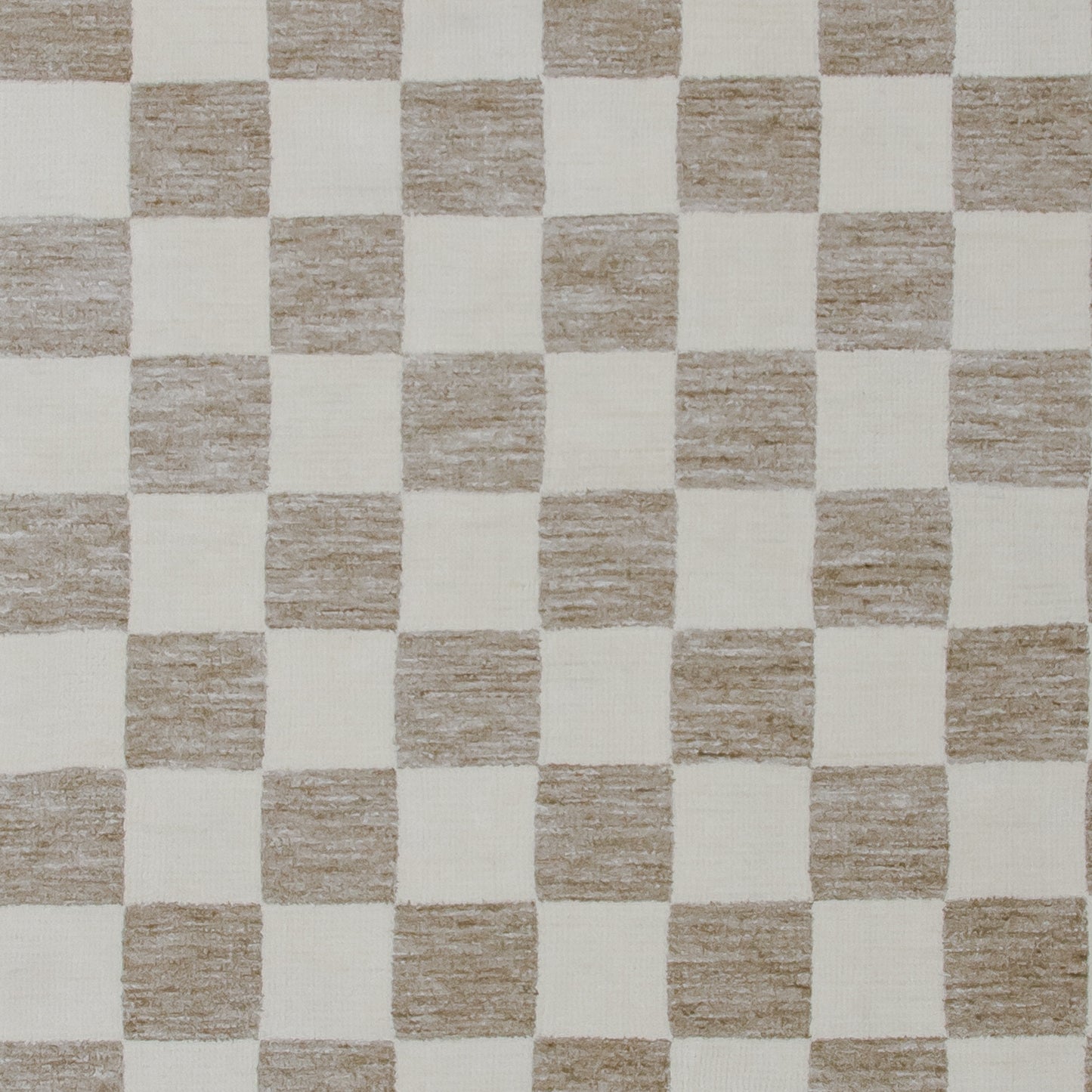 Zenith Checkered Comtemporary Beige and Brown Indoor Rug-14