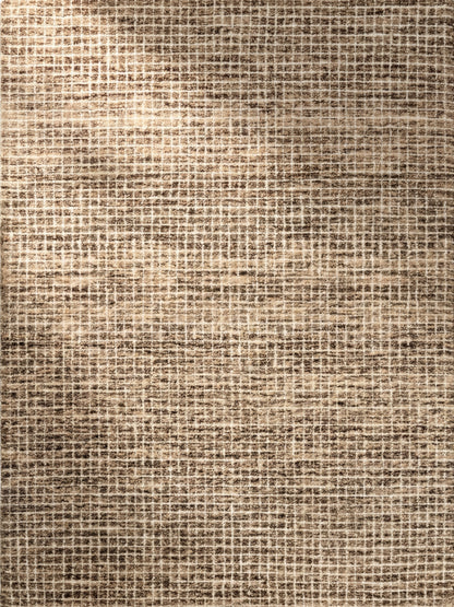 Mojavi Checkered Contemporary Brown and Grey Indoor Rug-3