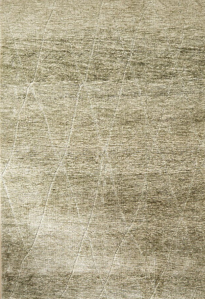 Lino Tonal Solid Comtemporary Olive Green Indoor Rug