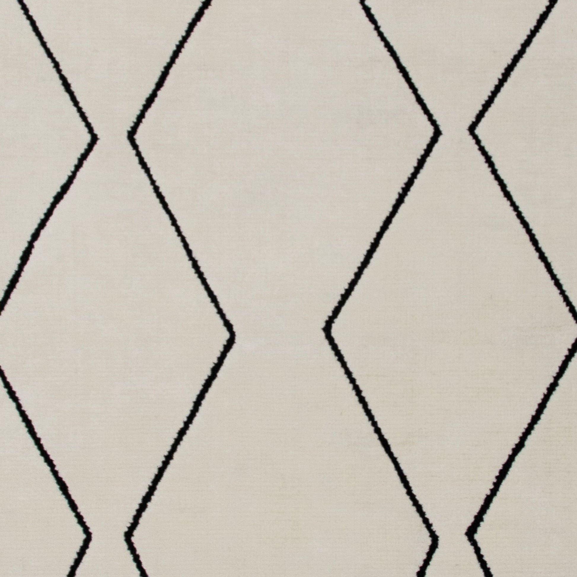 Aegis Trellis Contemporary Beige and Black Indoor Rug-16