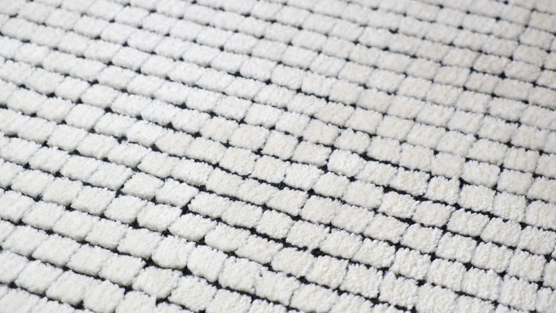Moru Checkered Contemporary Beige and Black Indoor Rug-22
