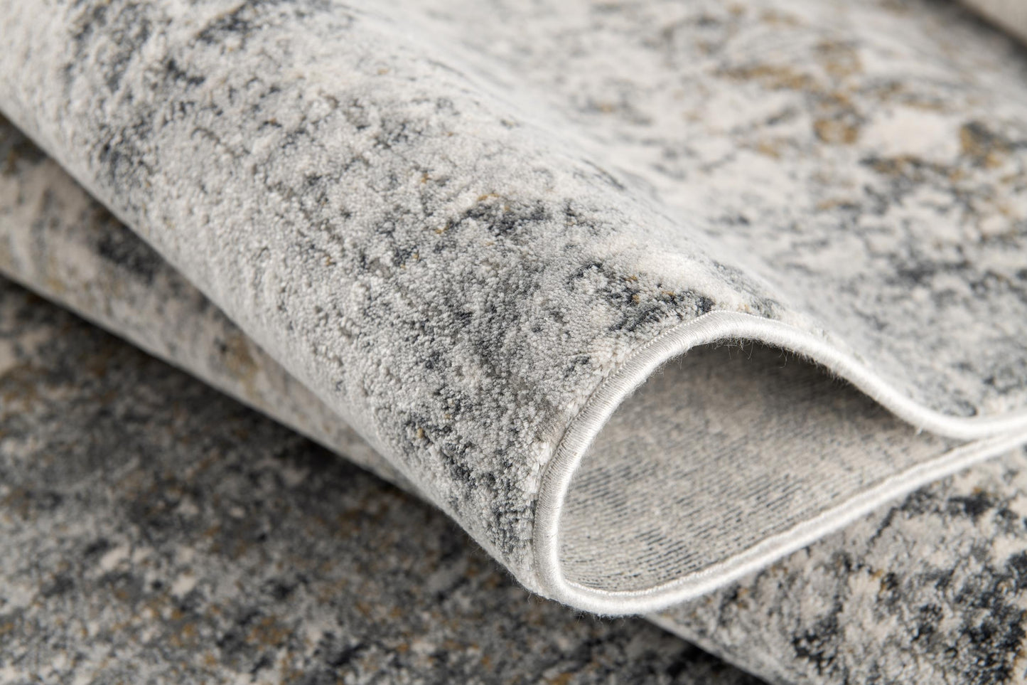 Aurelia Distressed Geometric Comtemporary Grey and Red Indoor Rug