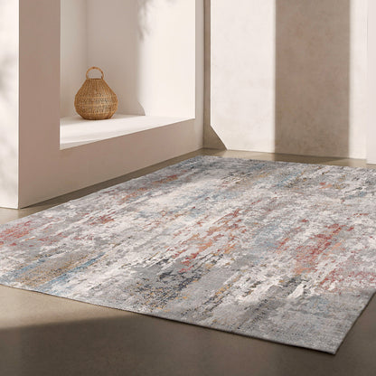 Capri Abstract Contemporary Grey Rug