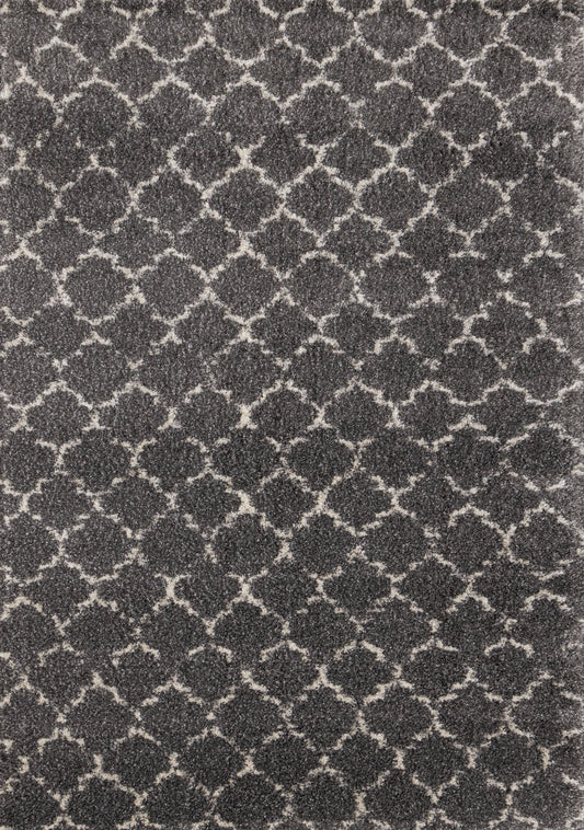 Transitional Elegant Grey Area Rug