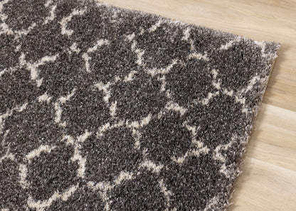 Transitional Elegant Grey Area Rug-4